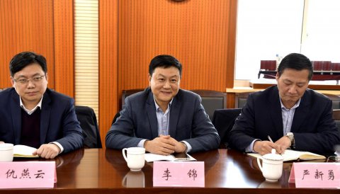 省港口集團(tuán)物流公司李錦董事長一行來我司拜訪