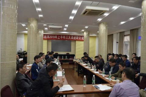 公司舉行2019年上半年度三大員述職交流培訓(xùn)會