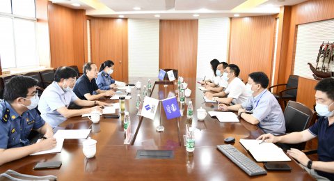 市交通運輸綜合行政執(zhí)法監(jiān)督局調研江蘇遠洋疫情防控工作